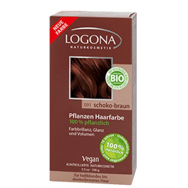 Logona Tinte vegetal castaño chocolate 100gr.