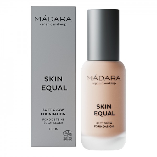 Maquillaje Base Skin Equal de Madara SPF 15,  30ml - Rose Ivory #30