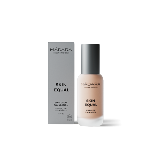 Maquillaje Base Skin Equal de Madara SPF 15,  30ml - Ivory #20