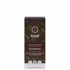 Khadi Tinte Vegetal Castaño Avellana 100% Herbal 100gr.